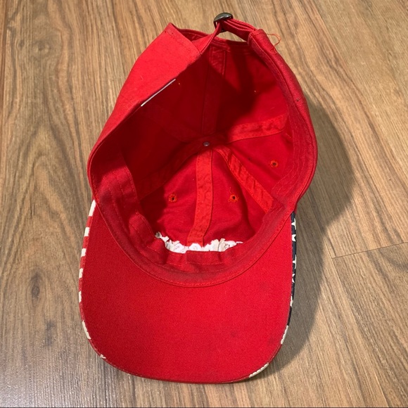 Autographed Firestone Auto Care Embroidered Flag Hat Adjustable Strap Back - Picture 6 of 6